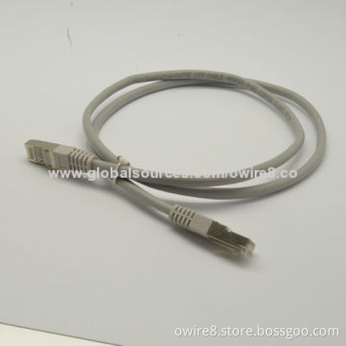 LAN cable Cat 5e UTP patch cord, CU, CCA, CCS